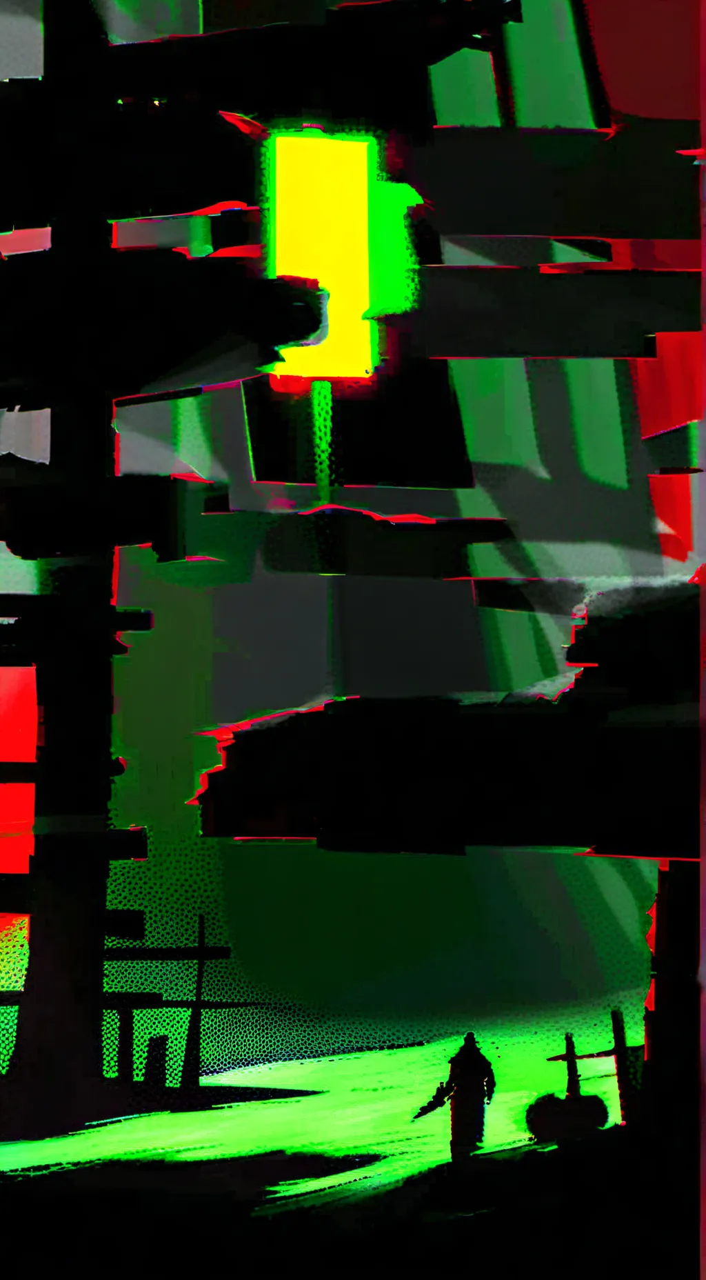 ai character: forsaken meme background
