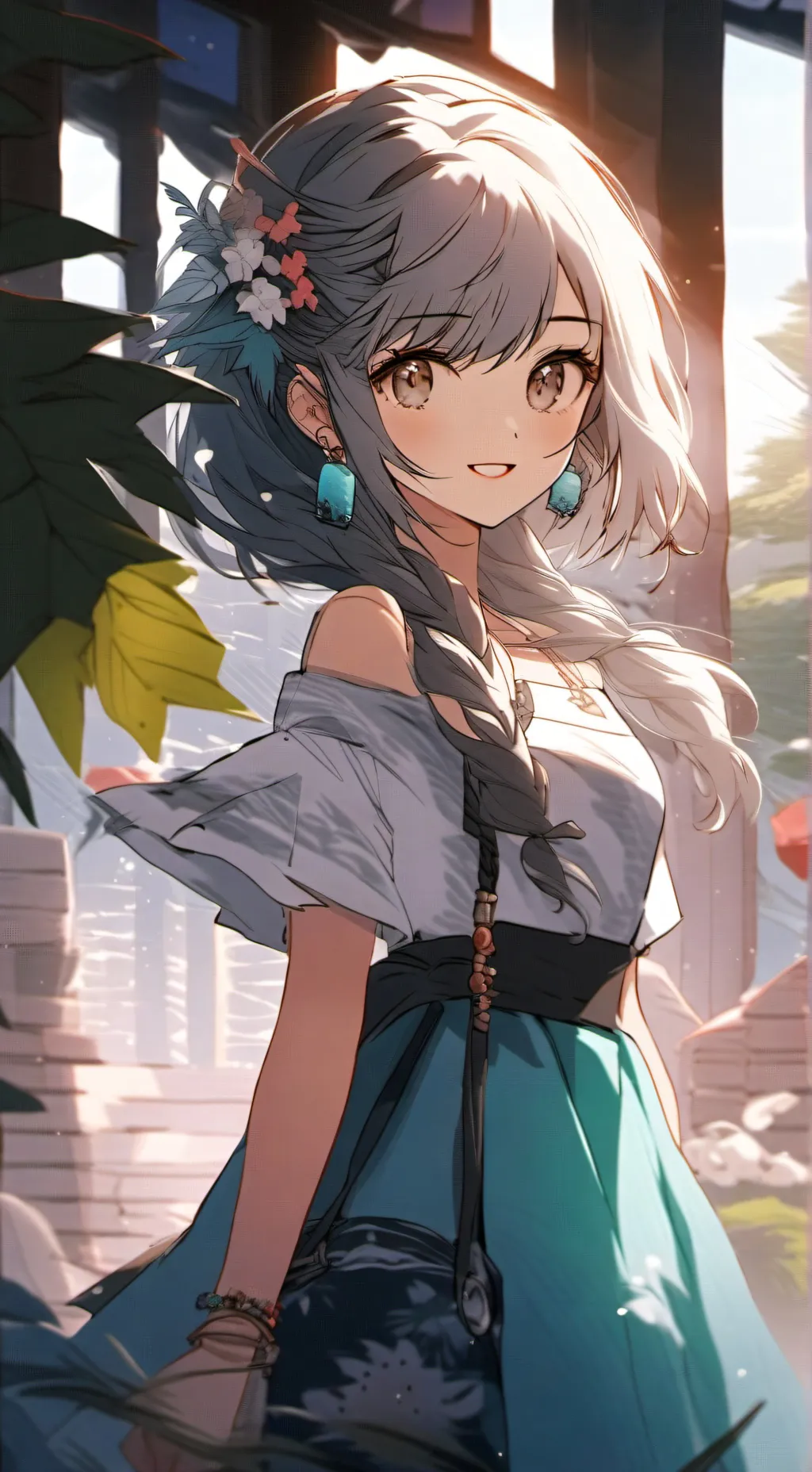 ai character: ava  background