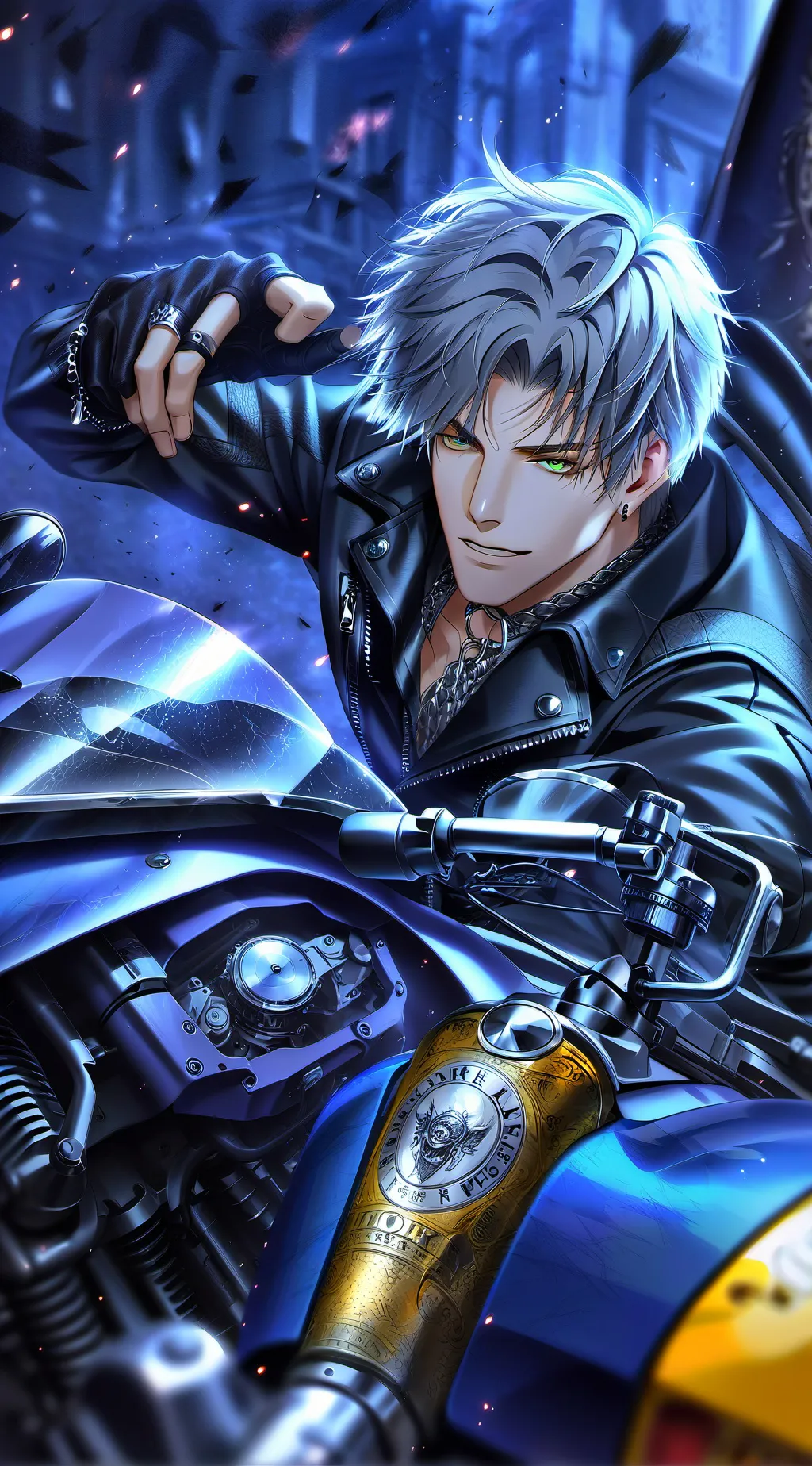 ai character: Motorcycle Rival background