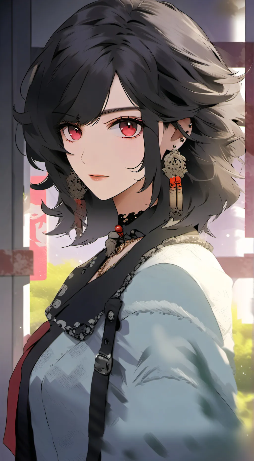 ai character: Mona china background