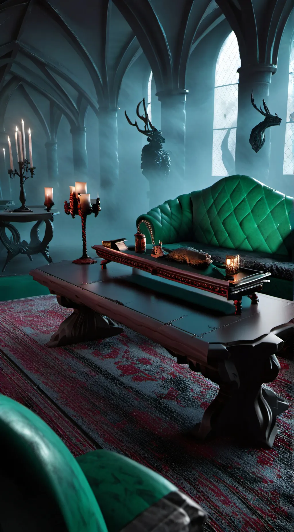 ai character: Slytherin C Room  background