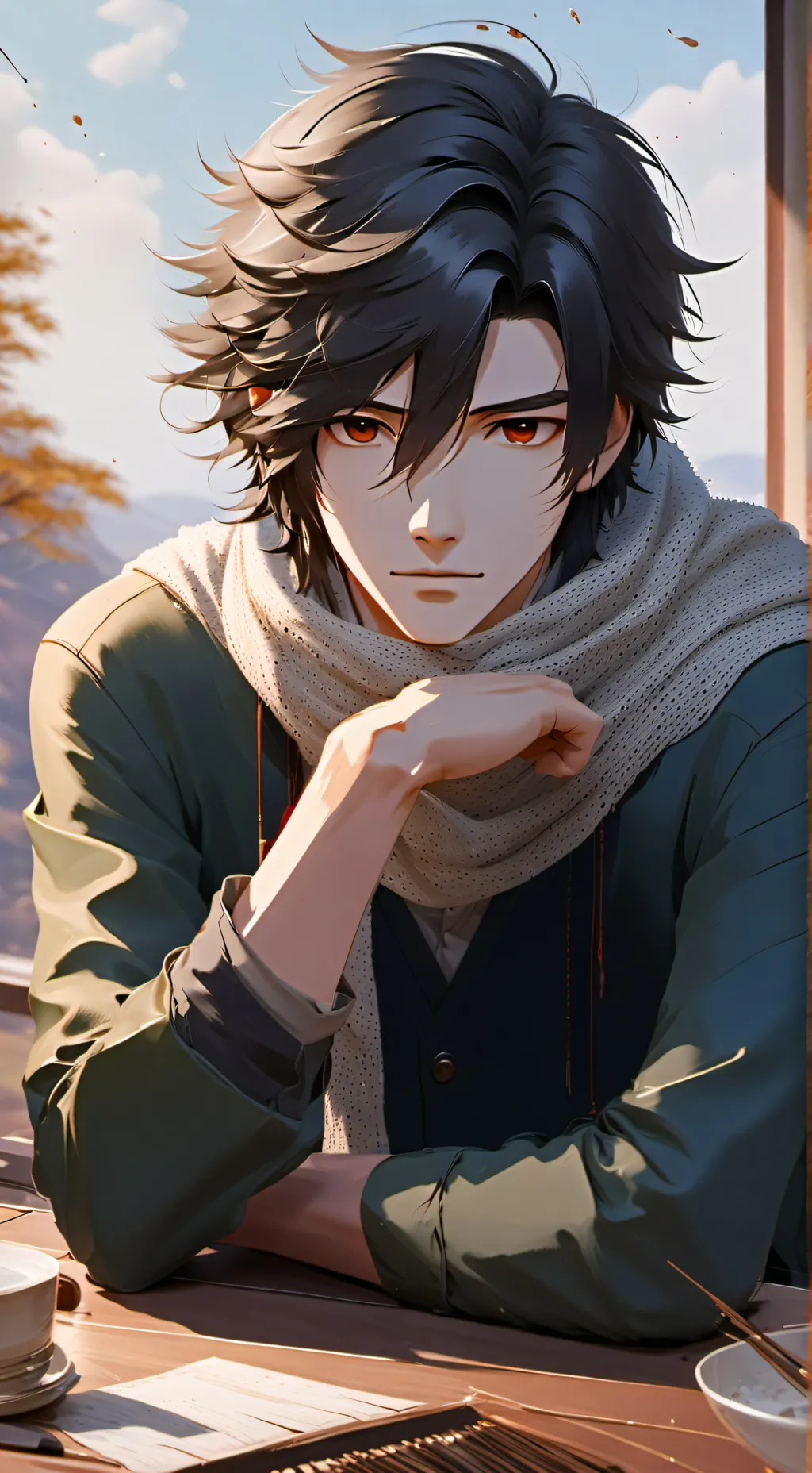 ai character: mha training camp background