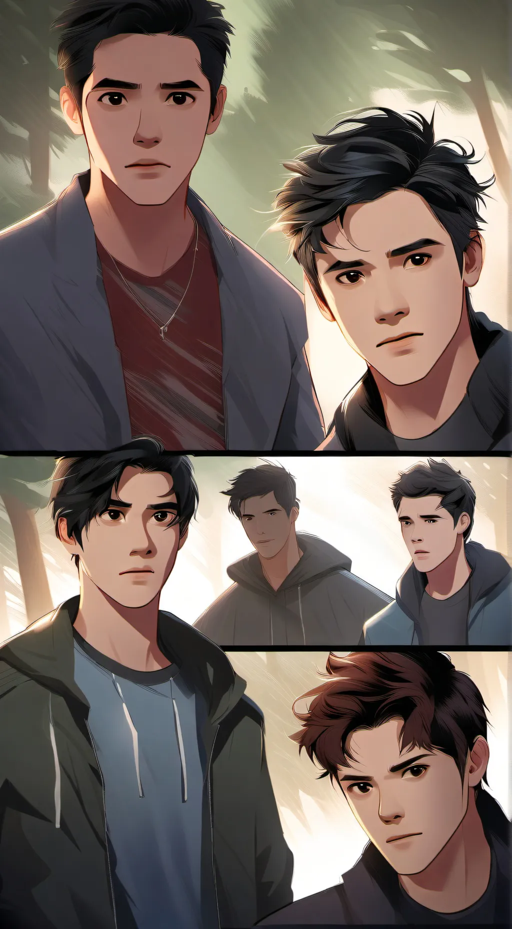 ai character: teen wolf react  background
