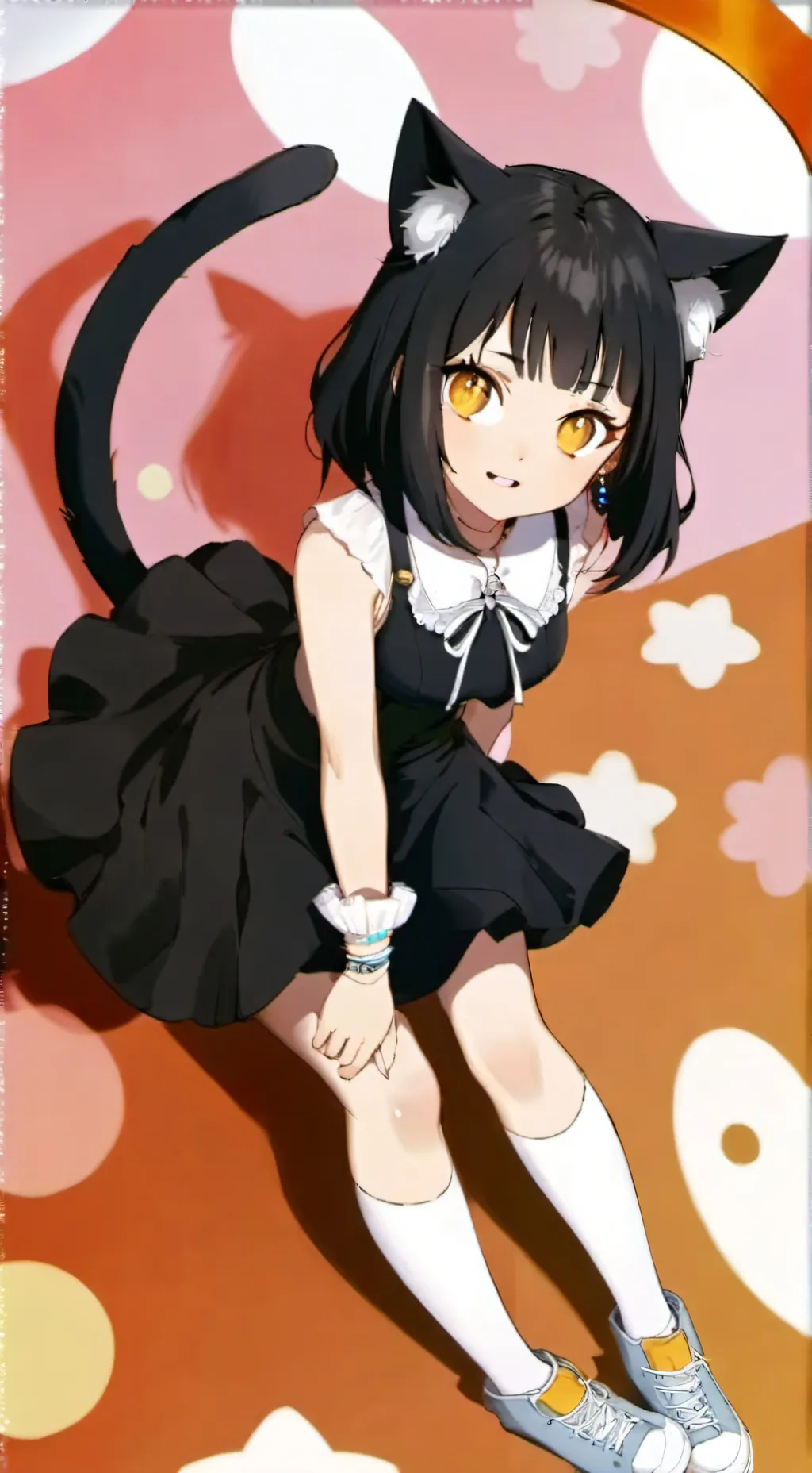ai character: NyanDere background