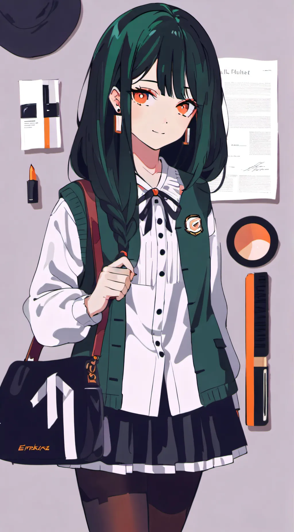 ai character: Saori background