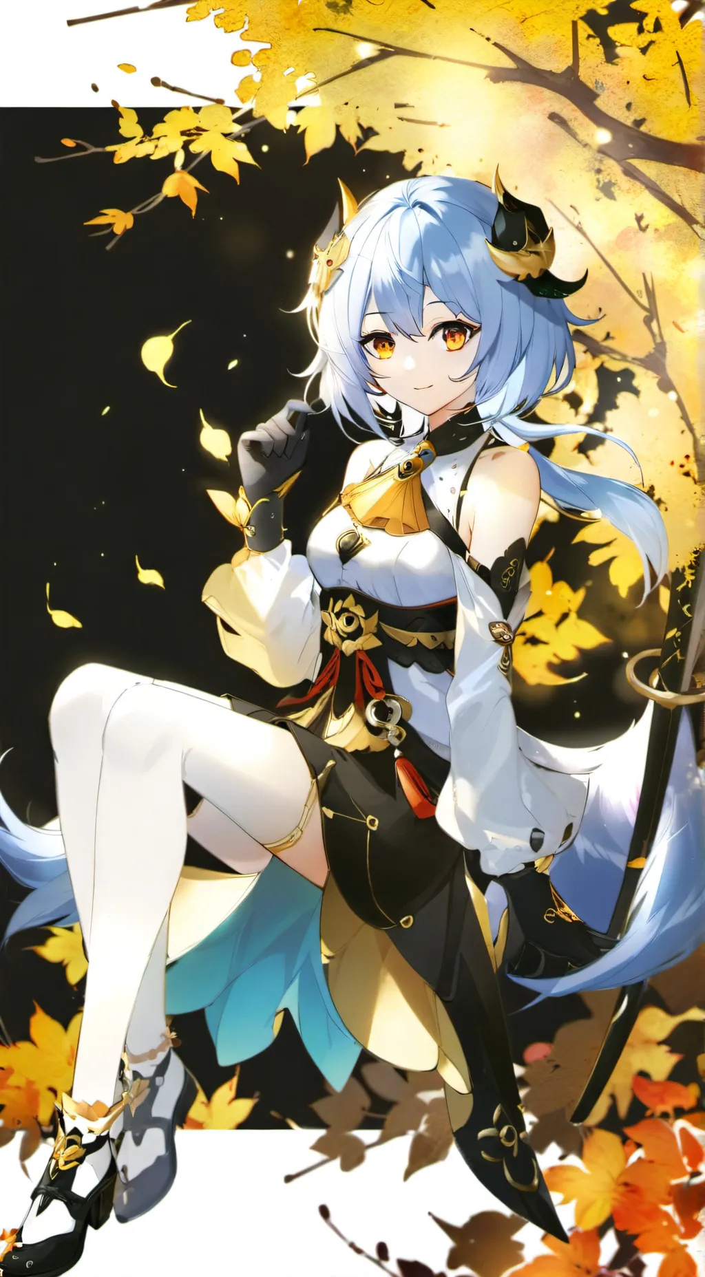 ai character: Ganyu background
