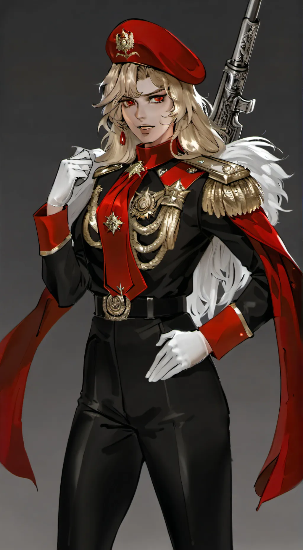 ai character: Commissar Caina background