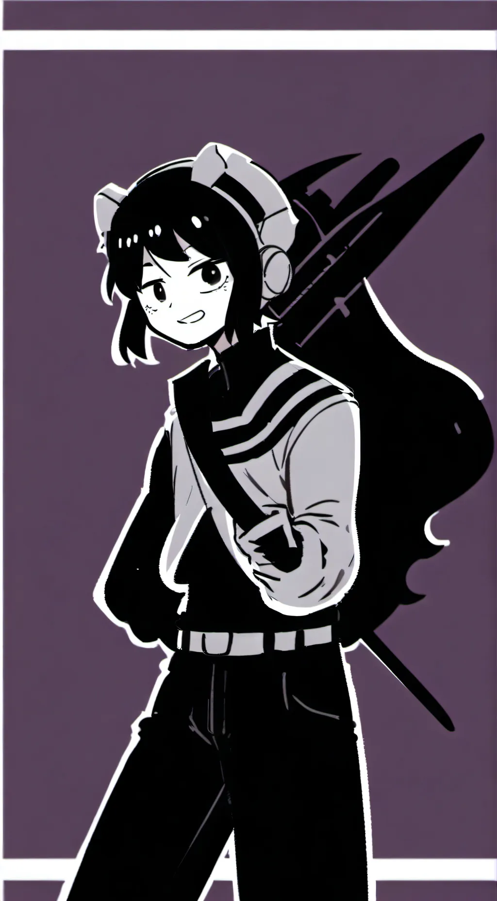 ai character: Miss Thavel cat background