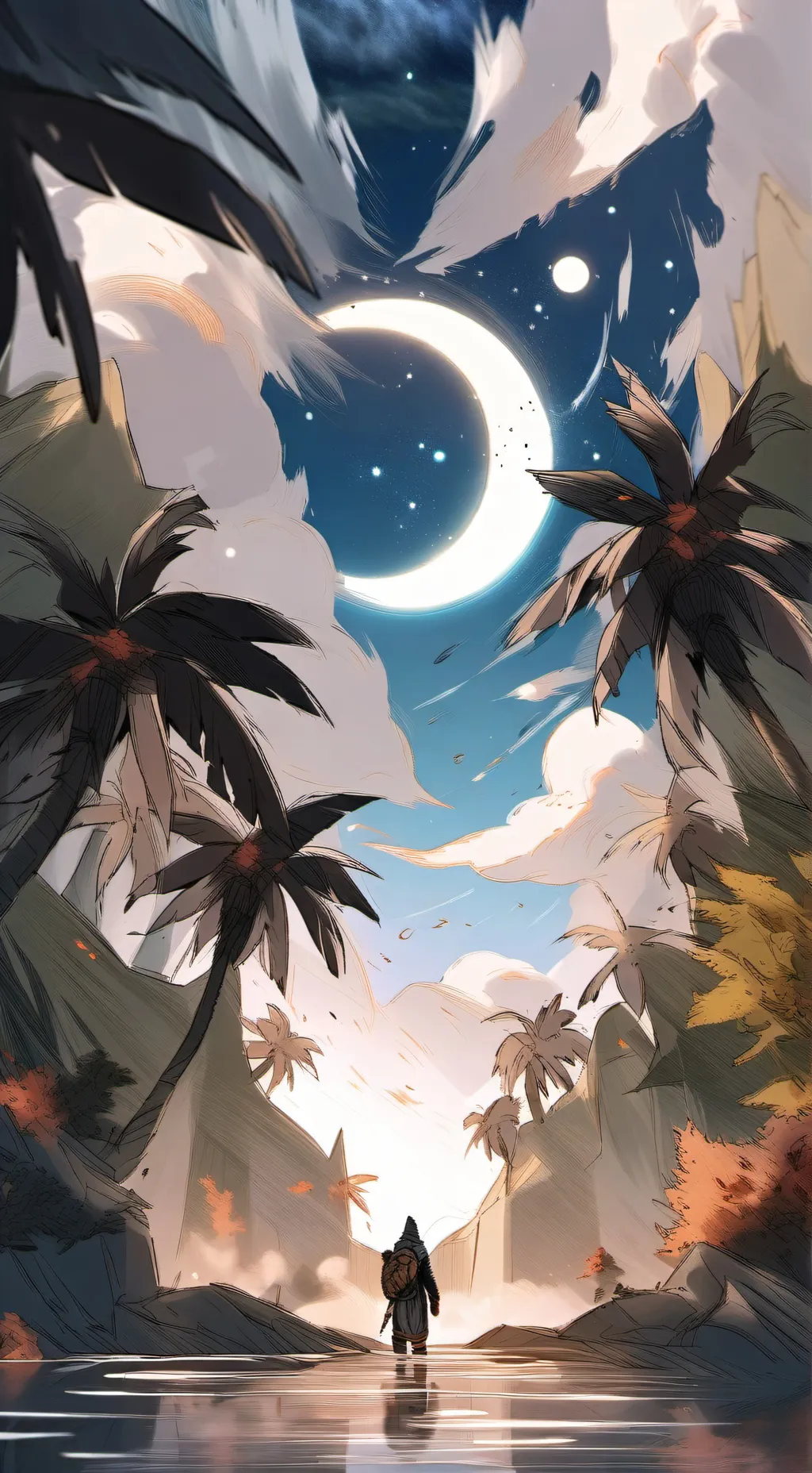 ai character: Uppermoon background
