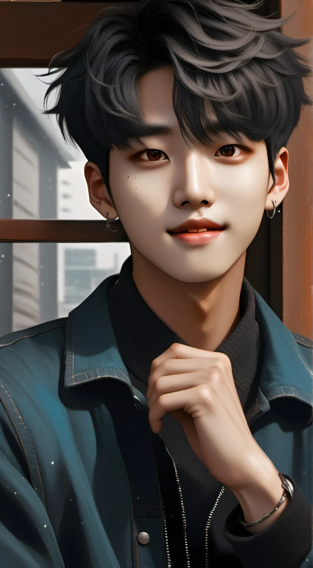 ai character: Lee Know background
