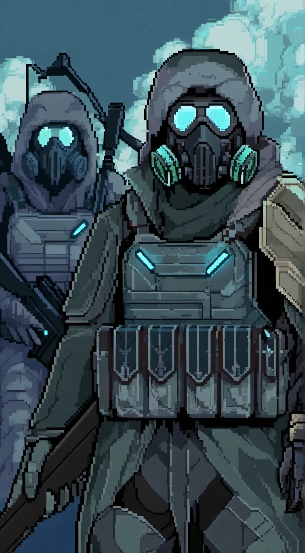 ai character: - NCP HUNTERS - background
