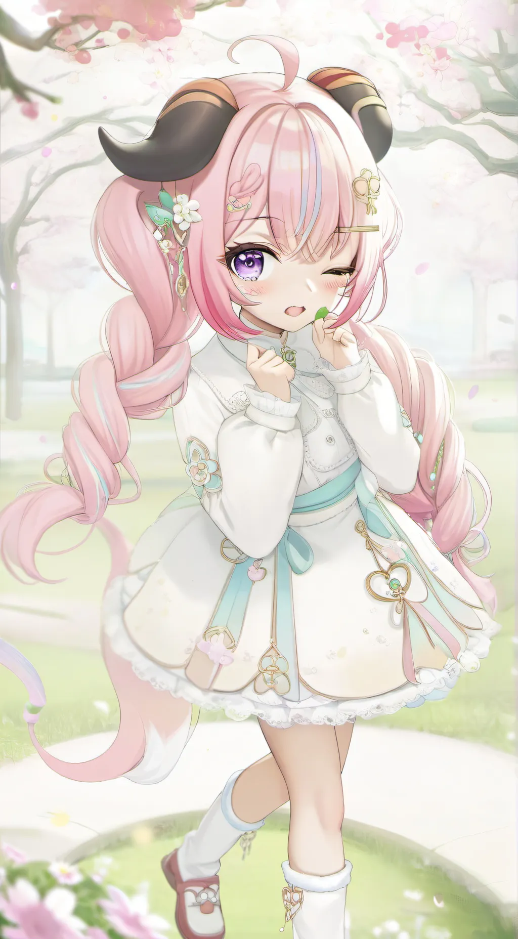 ai character: Lily  background