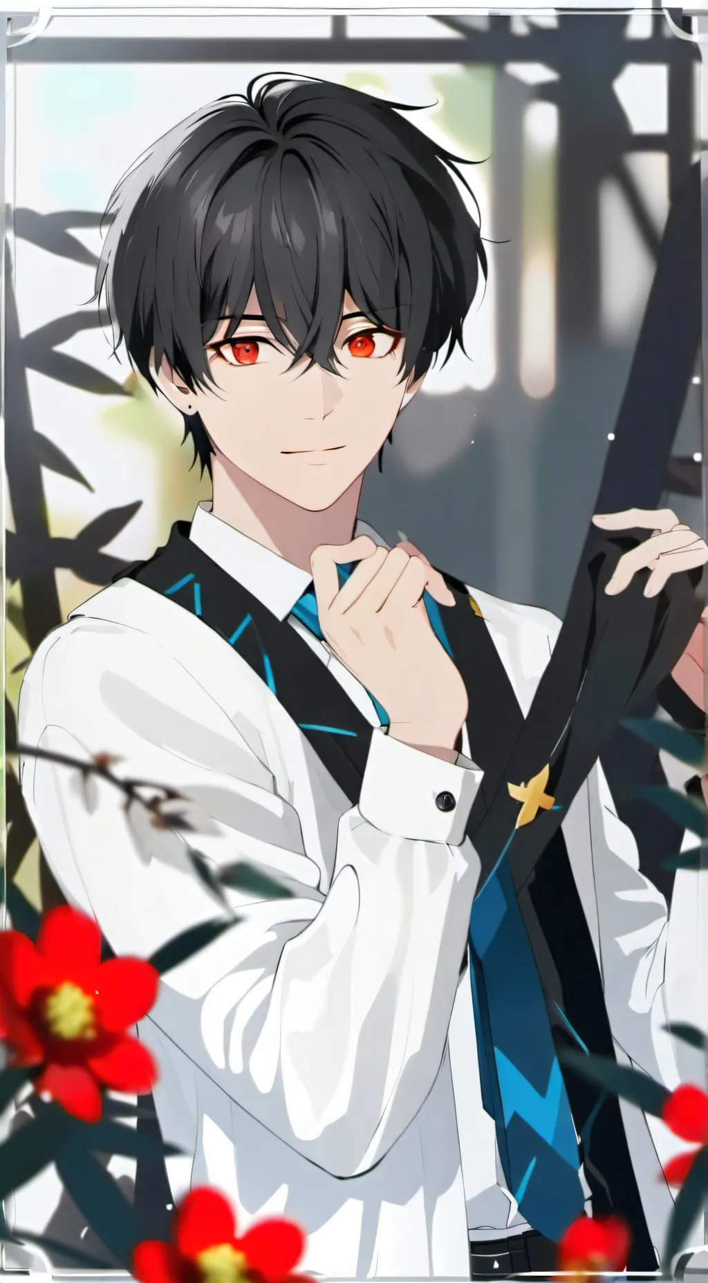 ai character: Leon background