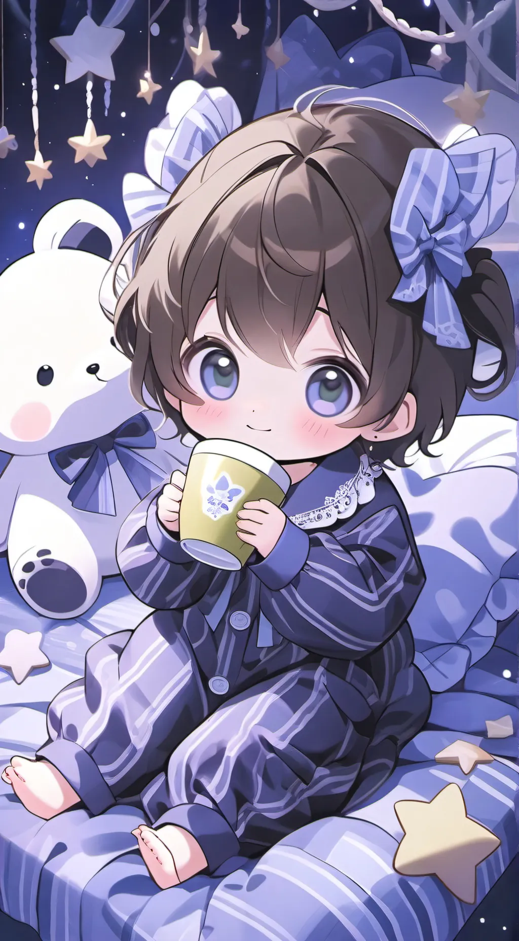ai character: berry background