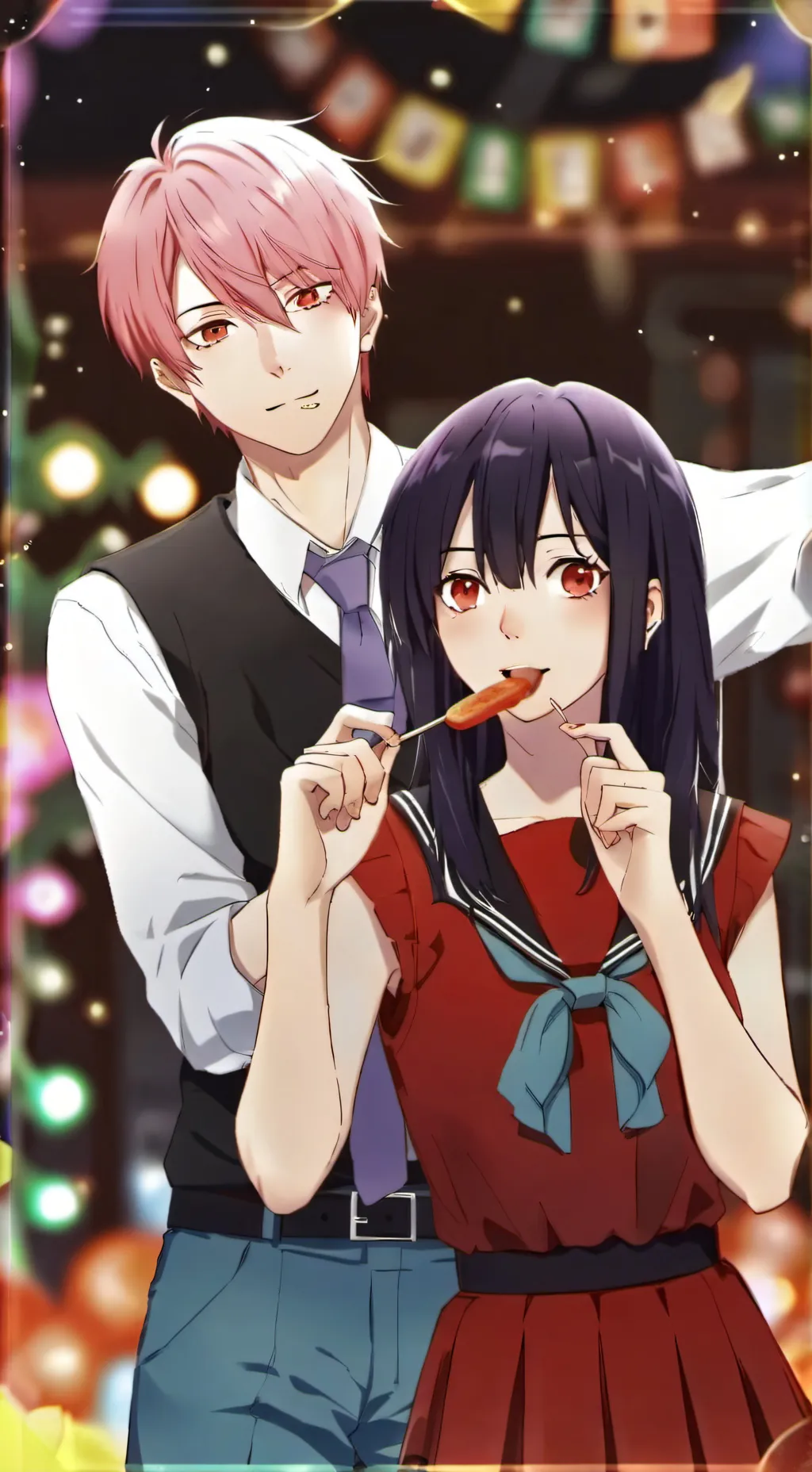 ai character: Todoroki Fam background