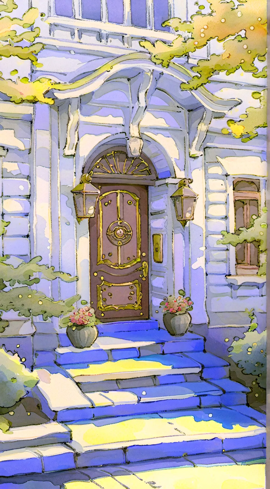 ai character: Doors background