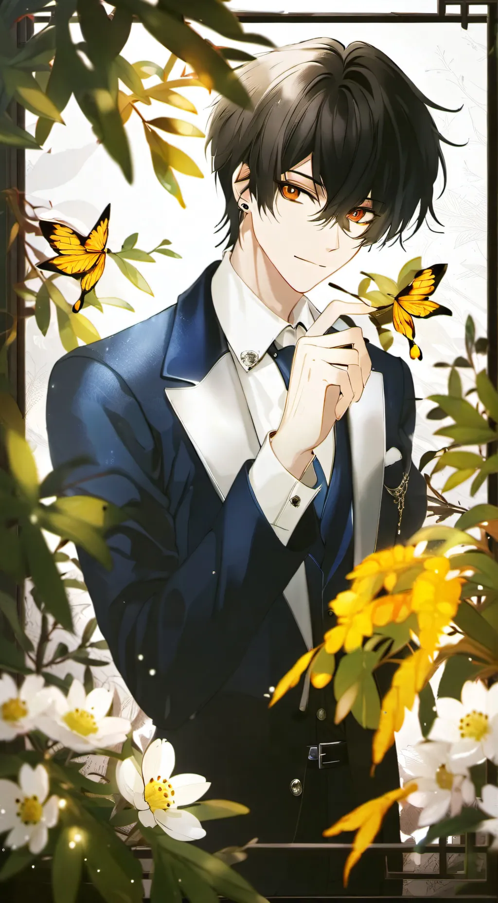 ai character: ♦•~Cristofer •~♦ background