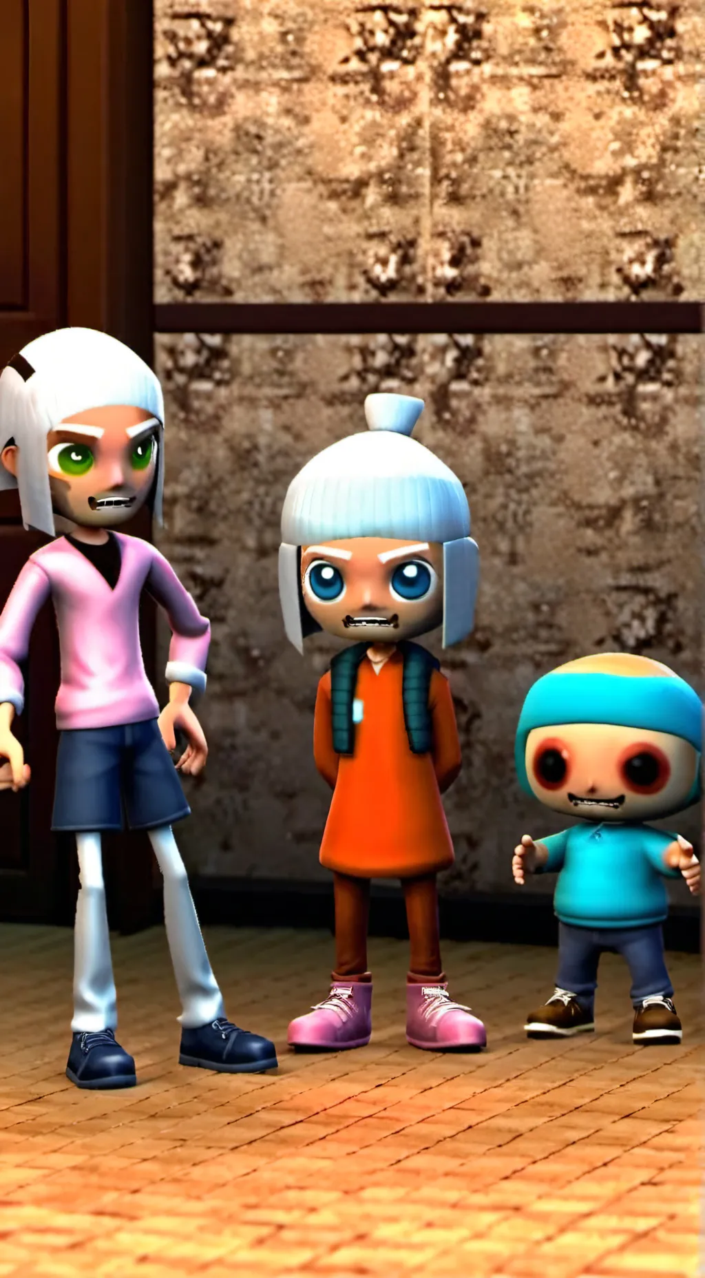 ai character: dandys world background
