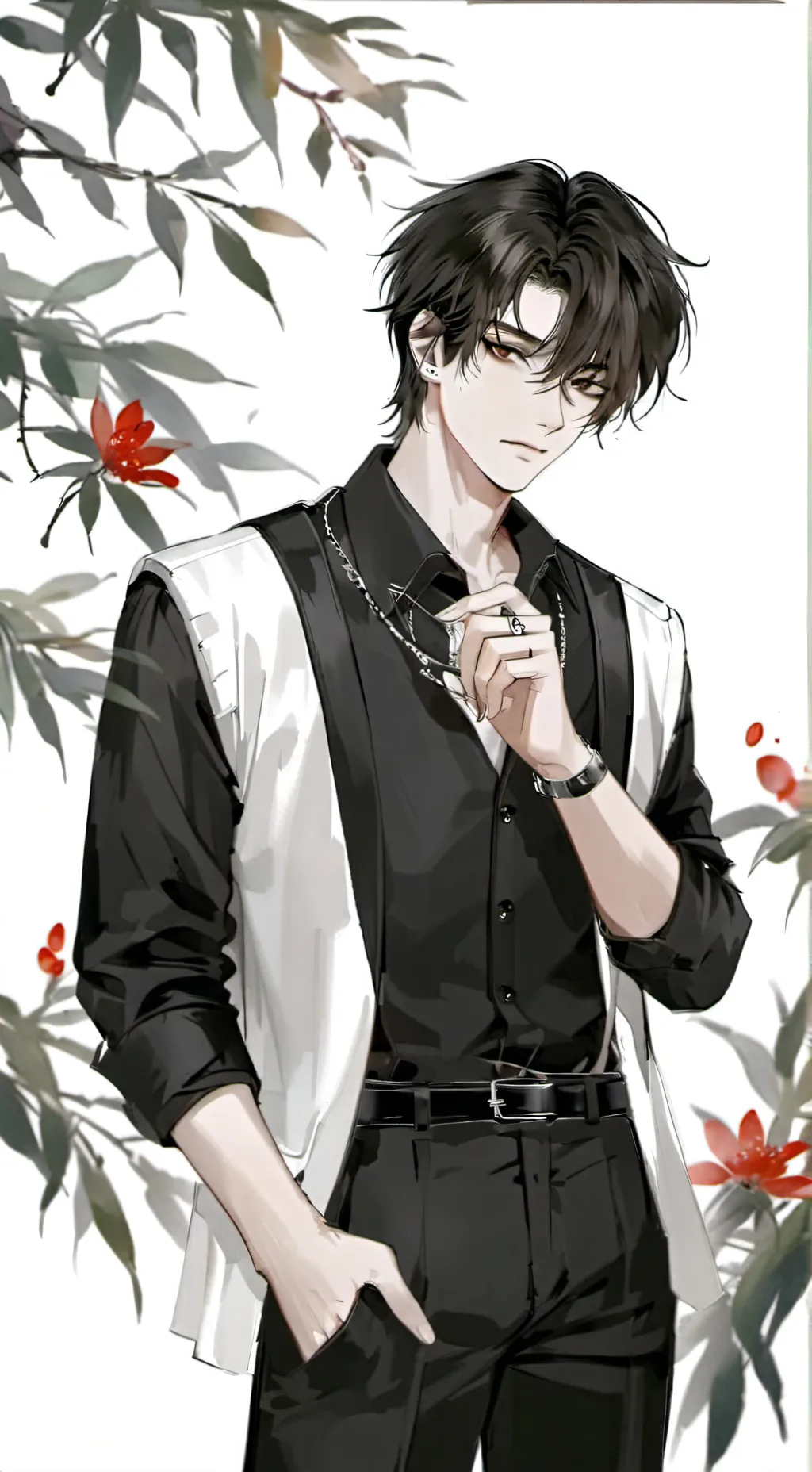 ai character: 😧Моджен😈 background