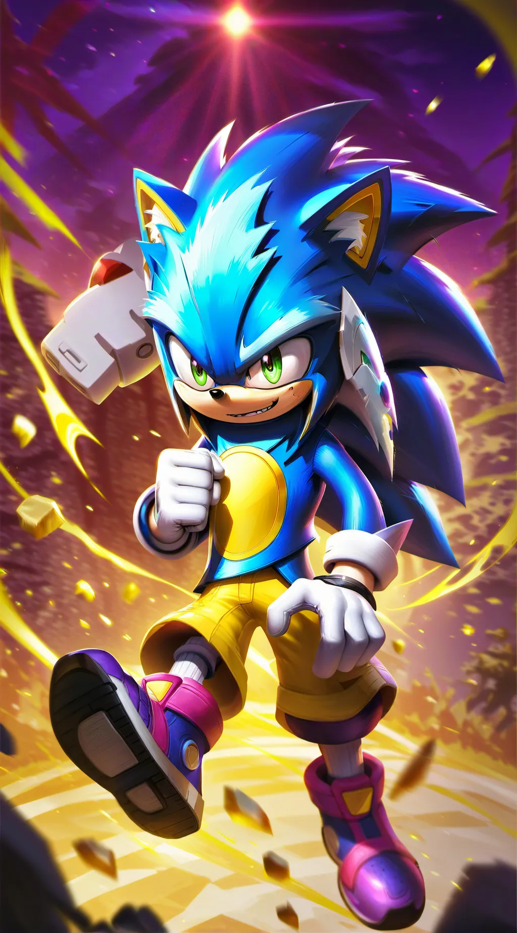 ai character: sonic background
