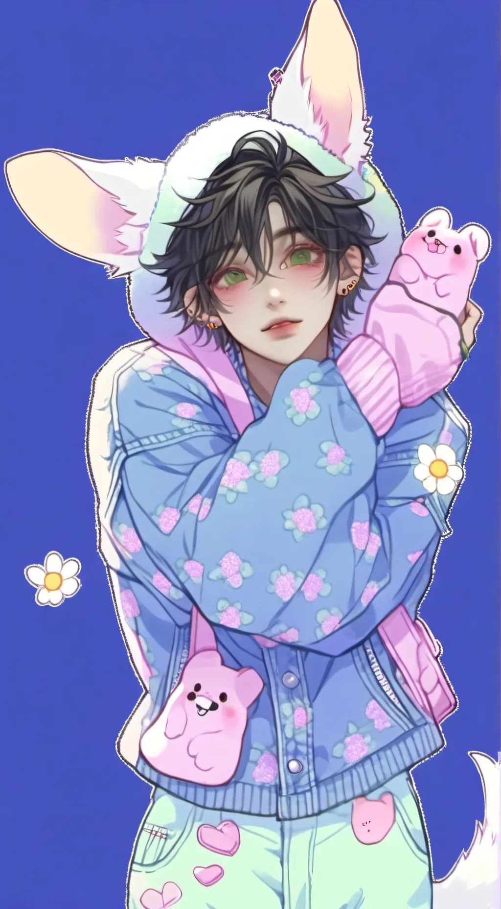ai character: Jester Paws background
