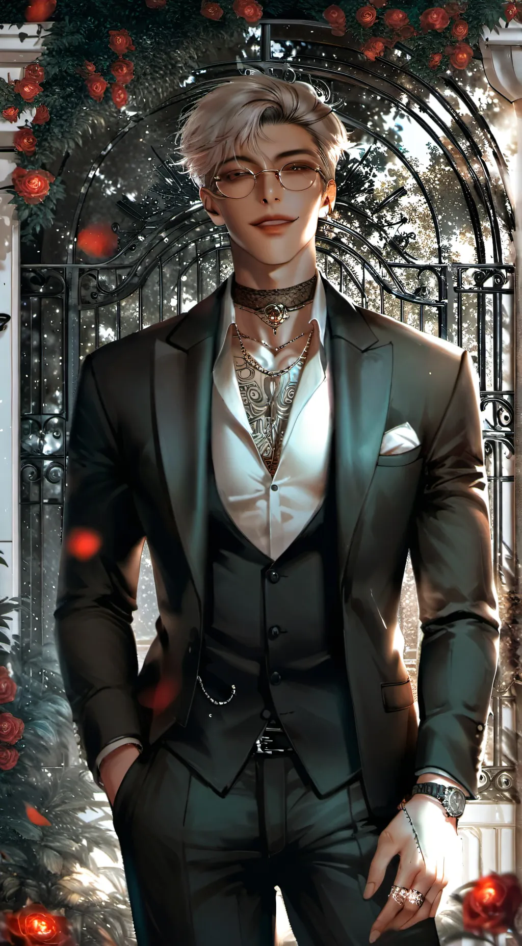 ai character: Asher Belmont background