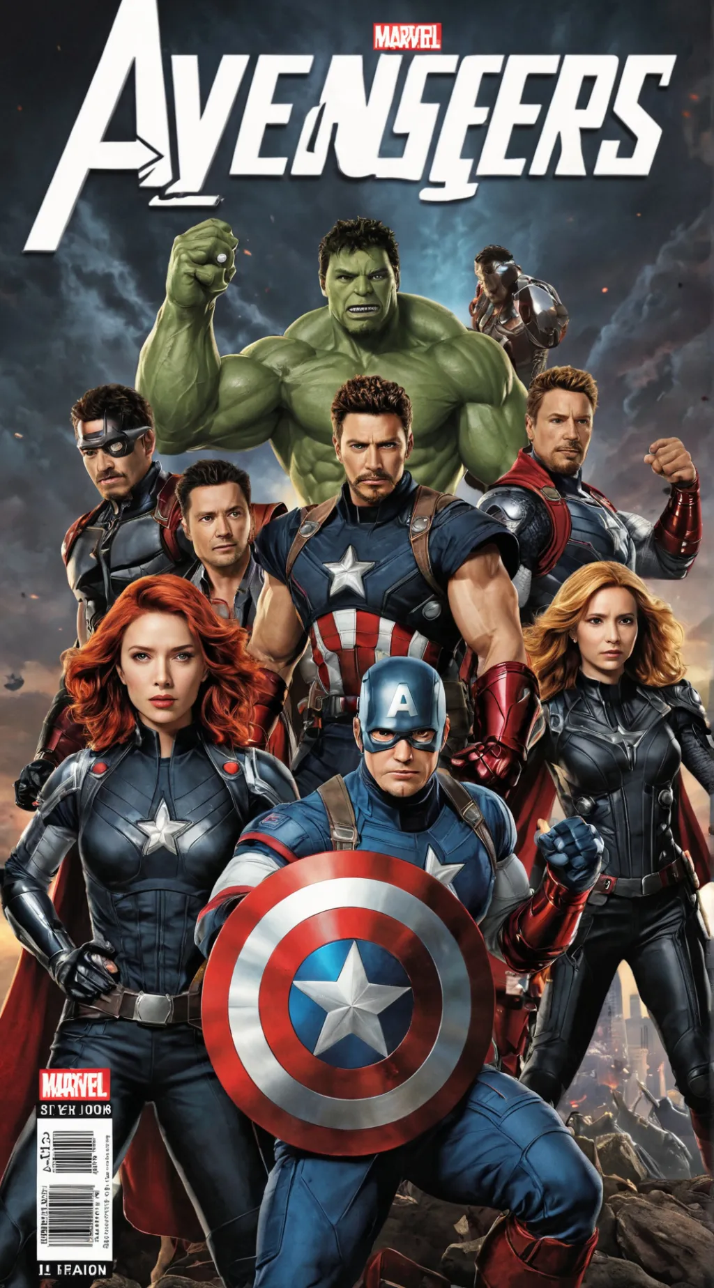 ai character: Avengers/newmember background