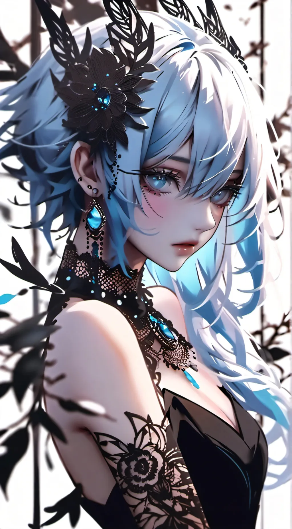 ai character: love demon, ds background
