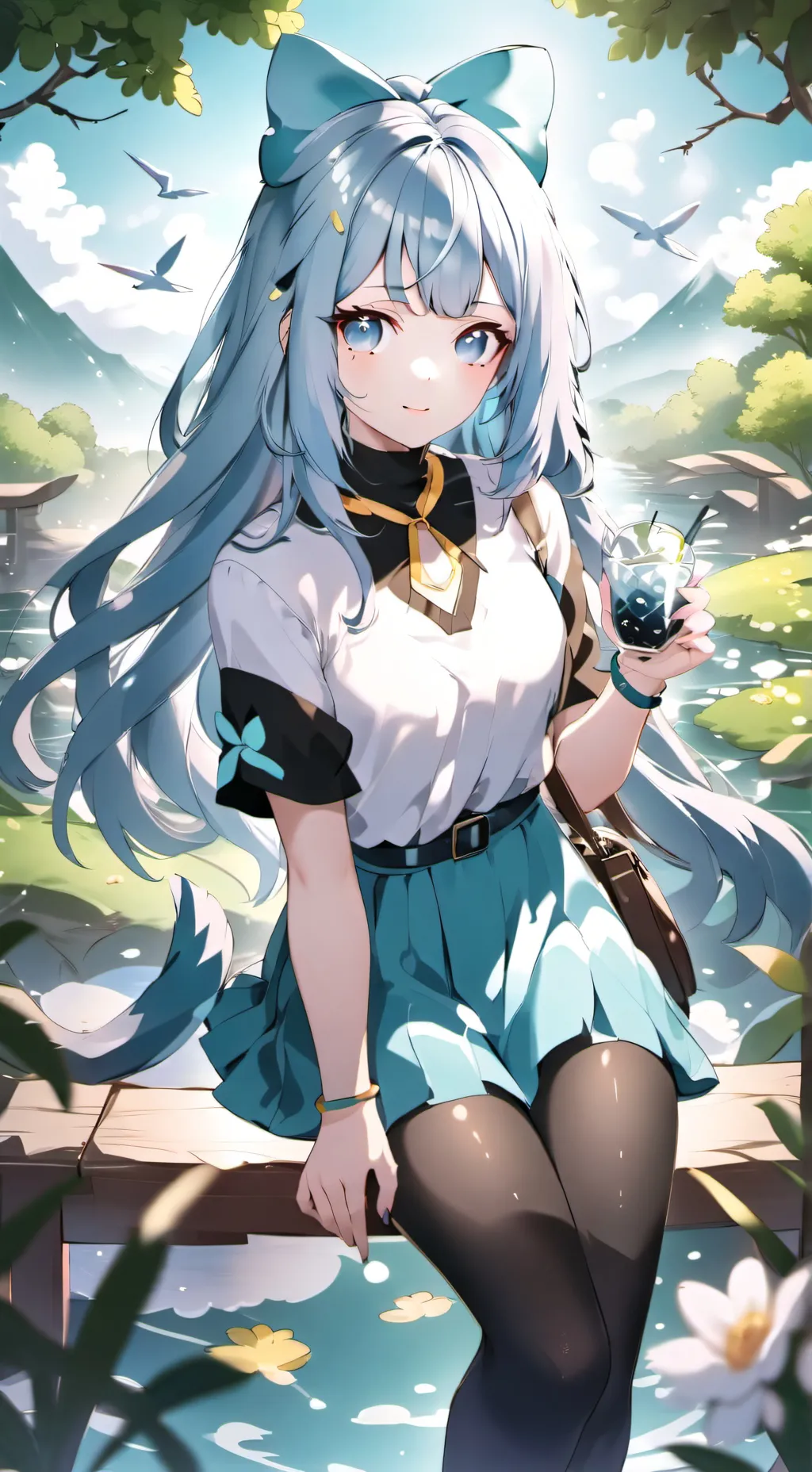 ai character: icey  background