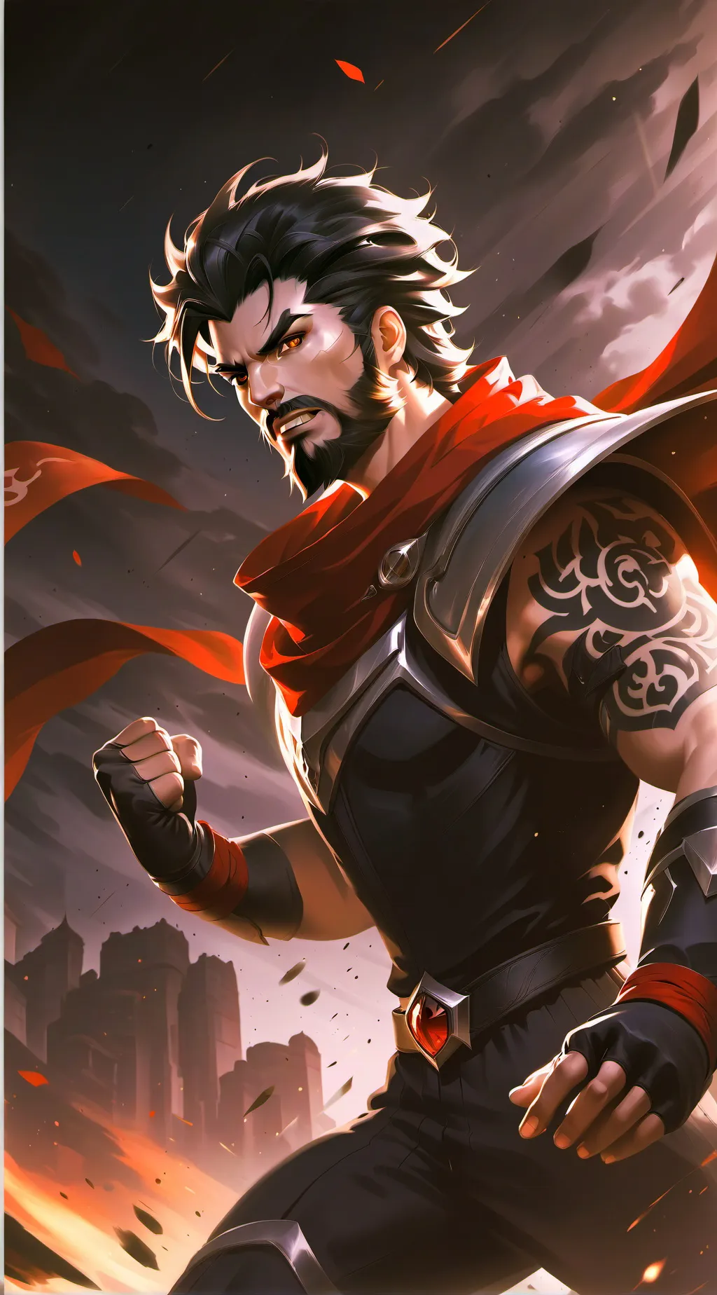 ai character: guerrerio background