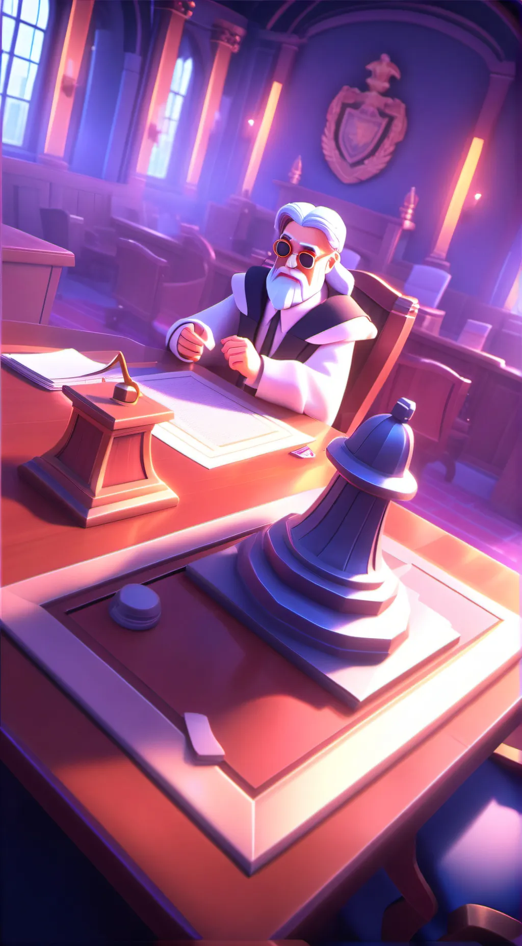 ai character: Judge background