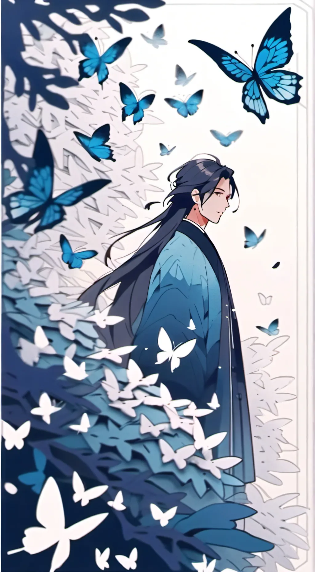 ai character: Inoaoi🦋💙 background