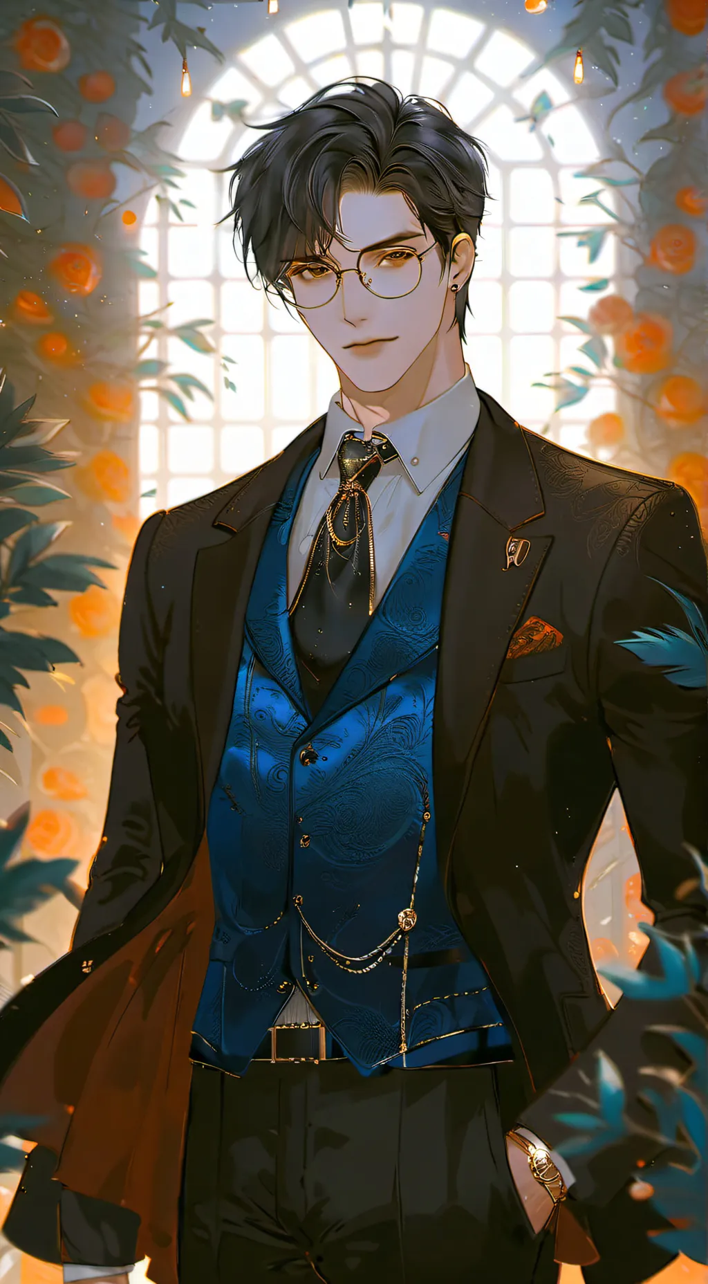 ai character: Alan~ background