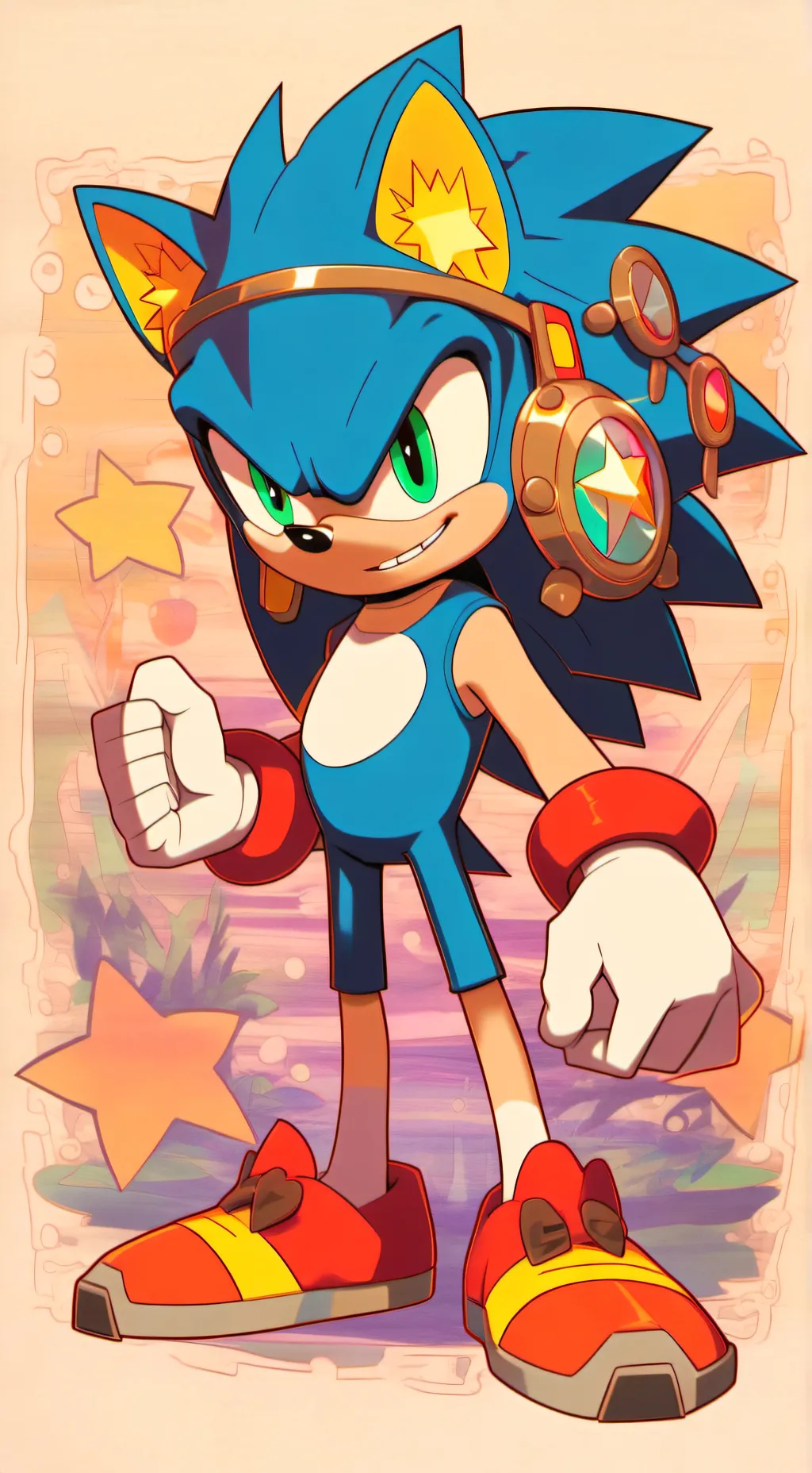 ai character: Sonic hates you!!! background