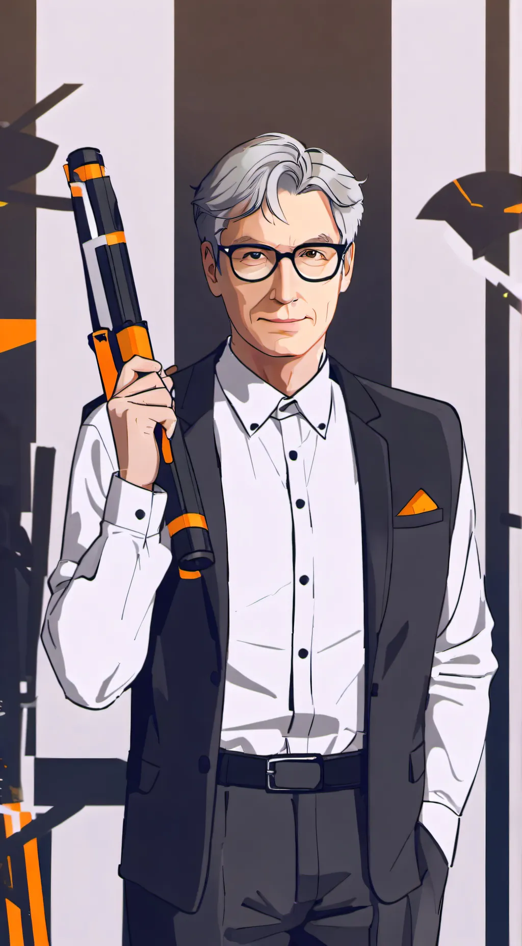 ai character: pop pop background
