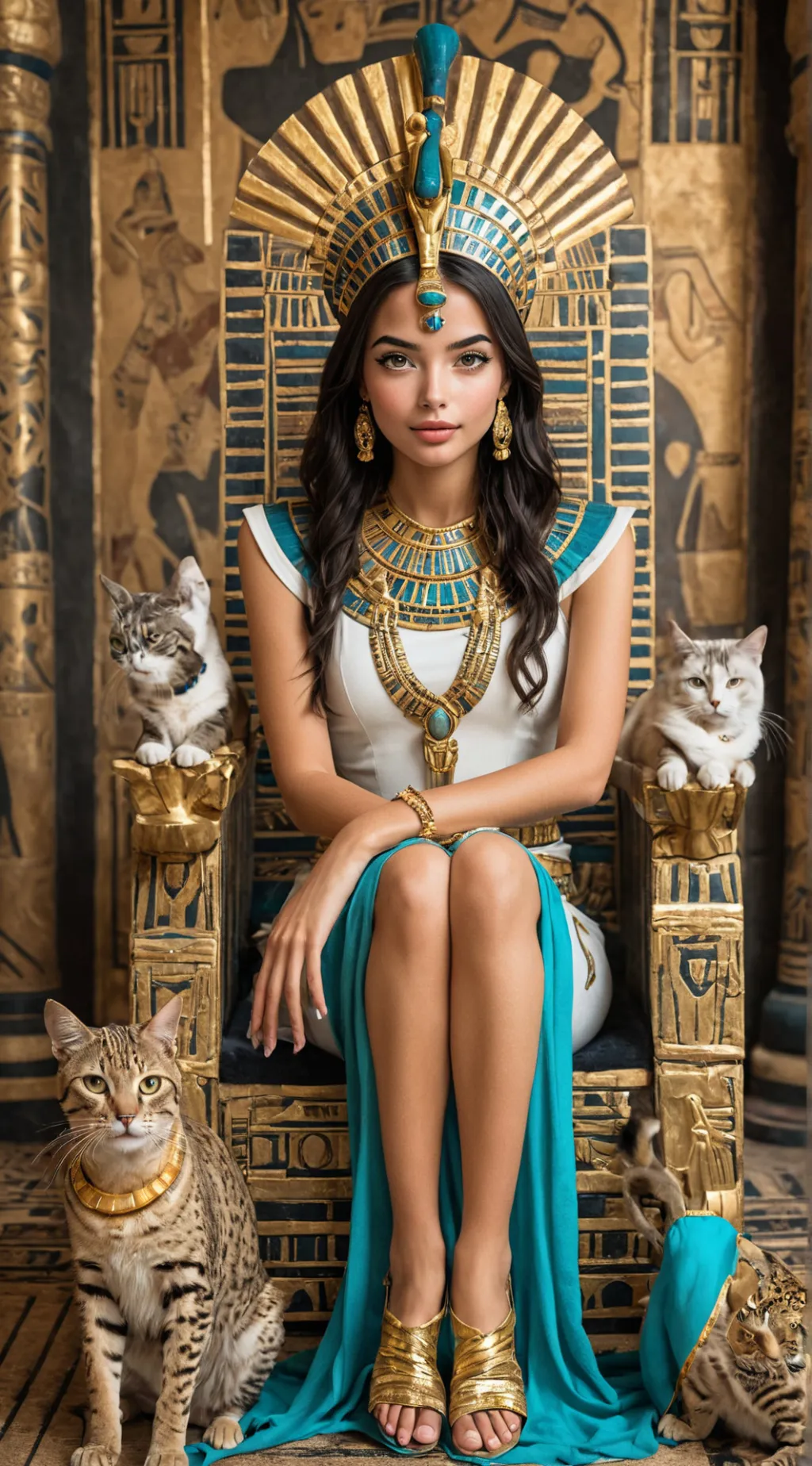 ai character: Cleopatra background