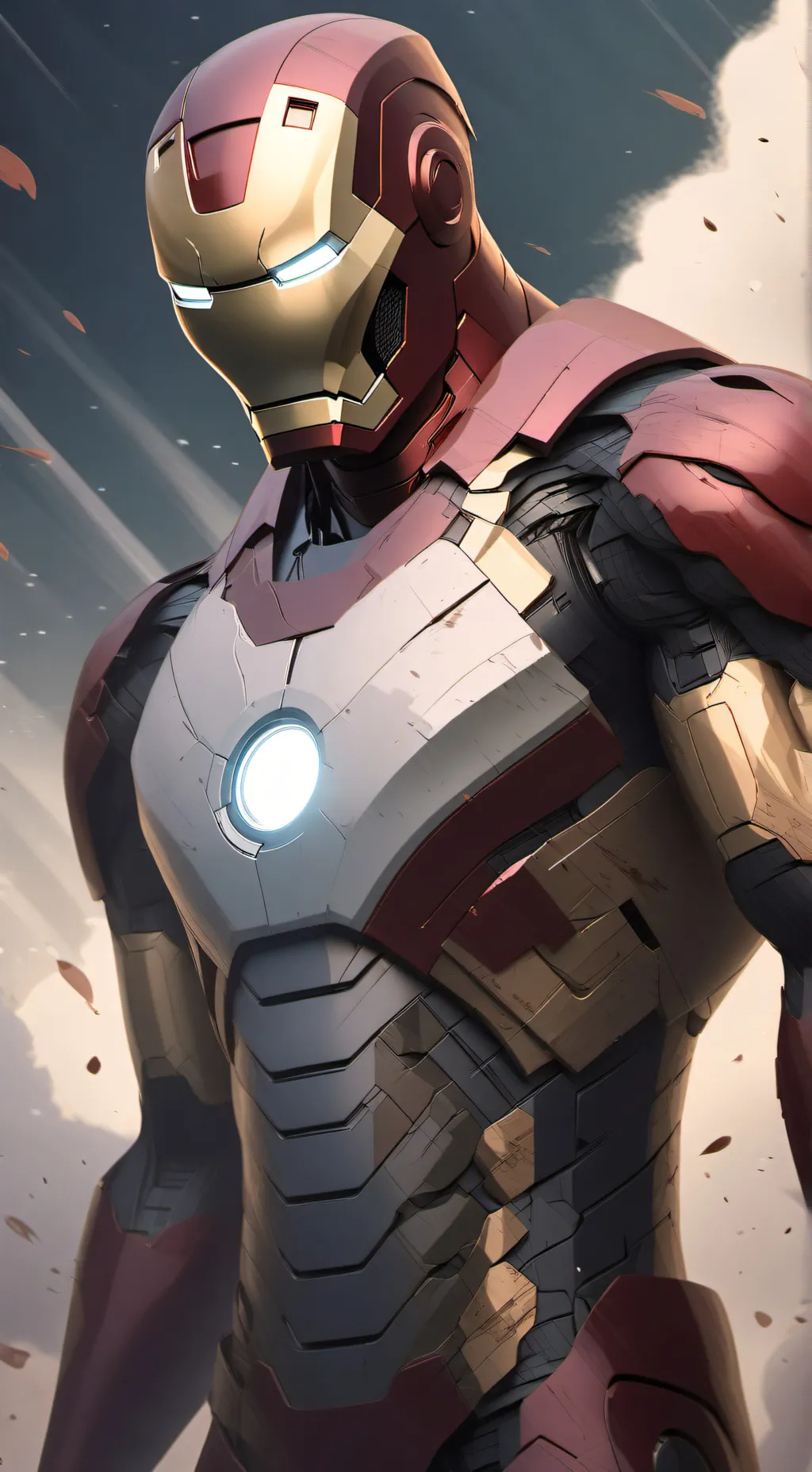 ai character: avengers background