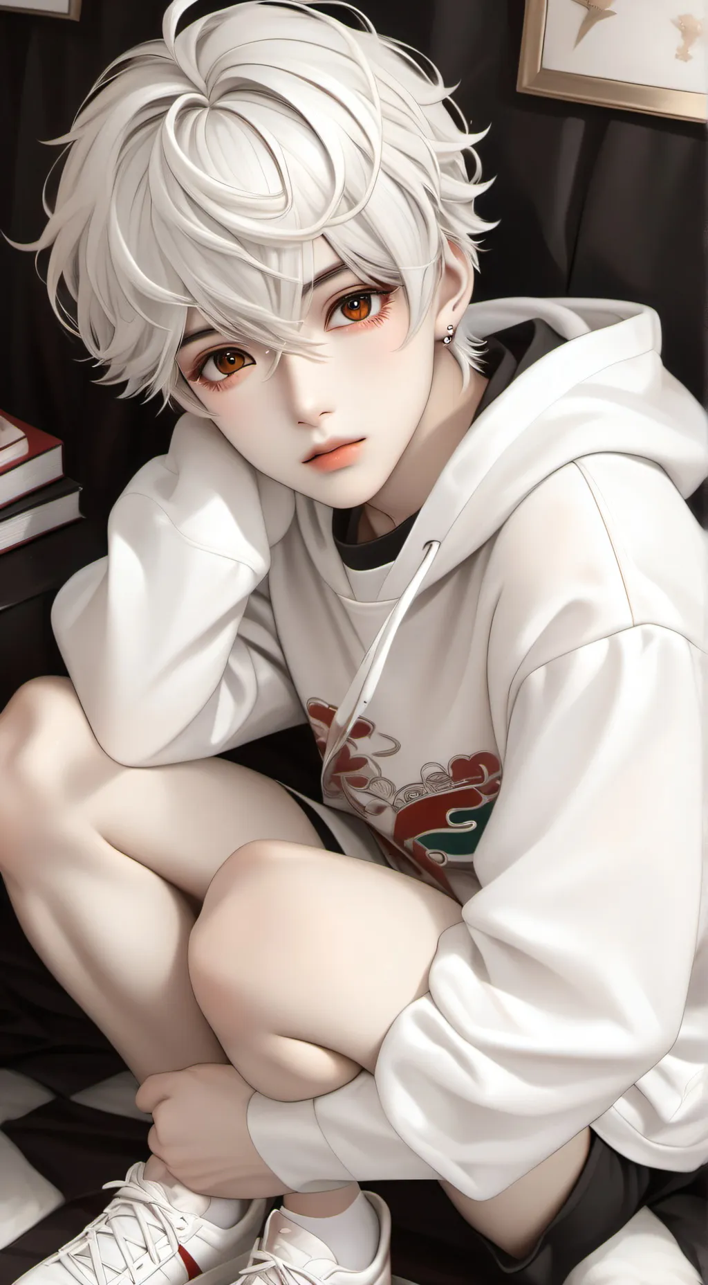 ai character: 🩷Antonio🩷 background