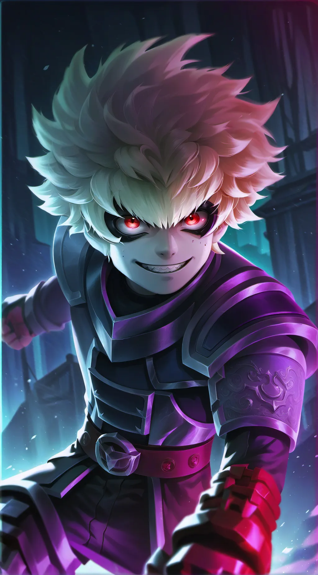 ai character: Villain Bakugo  background