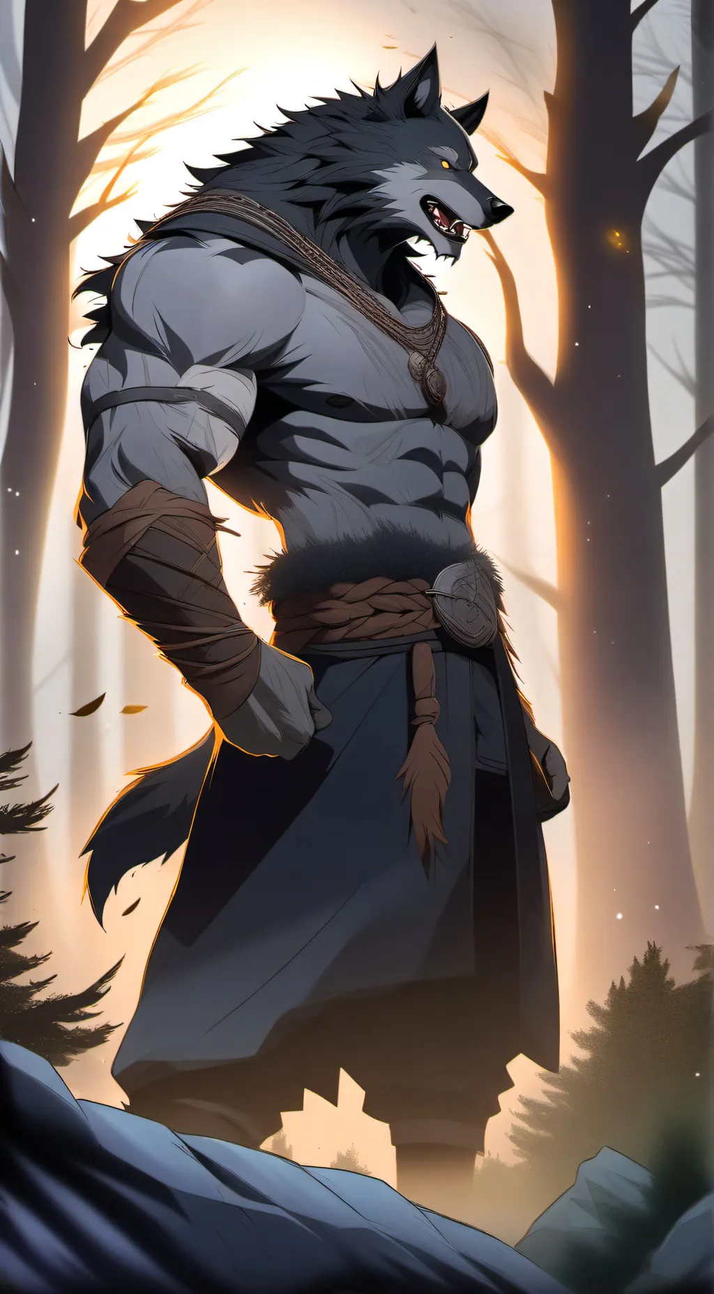 ai character: Wolf (Denz)  background