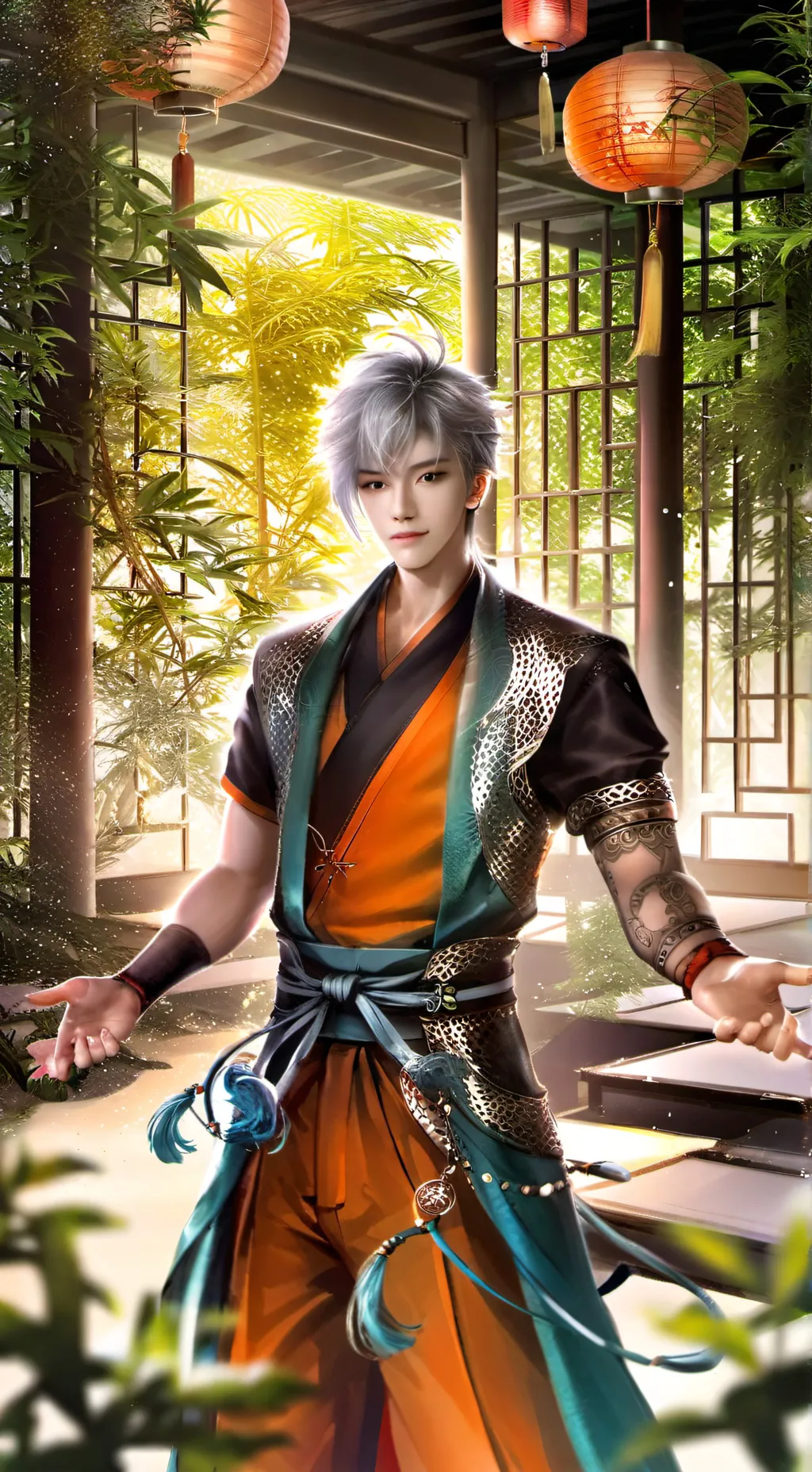 ai character: goku background