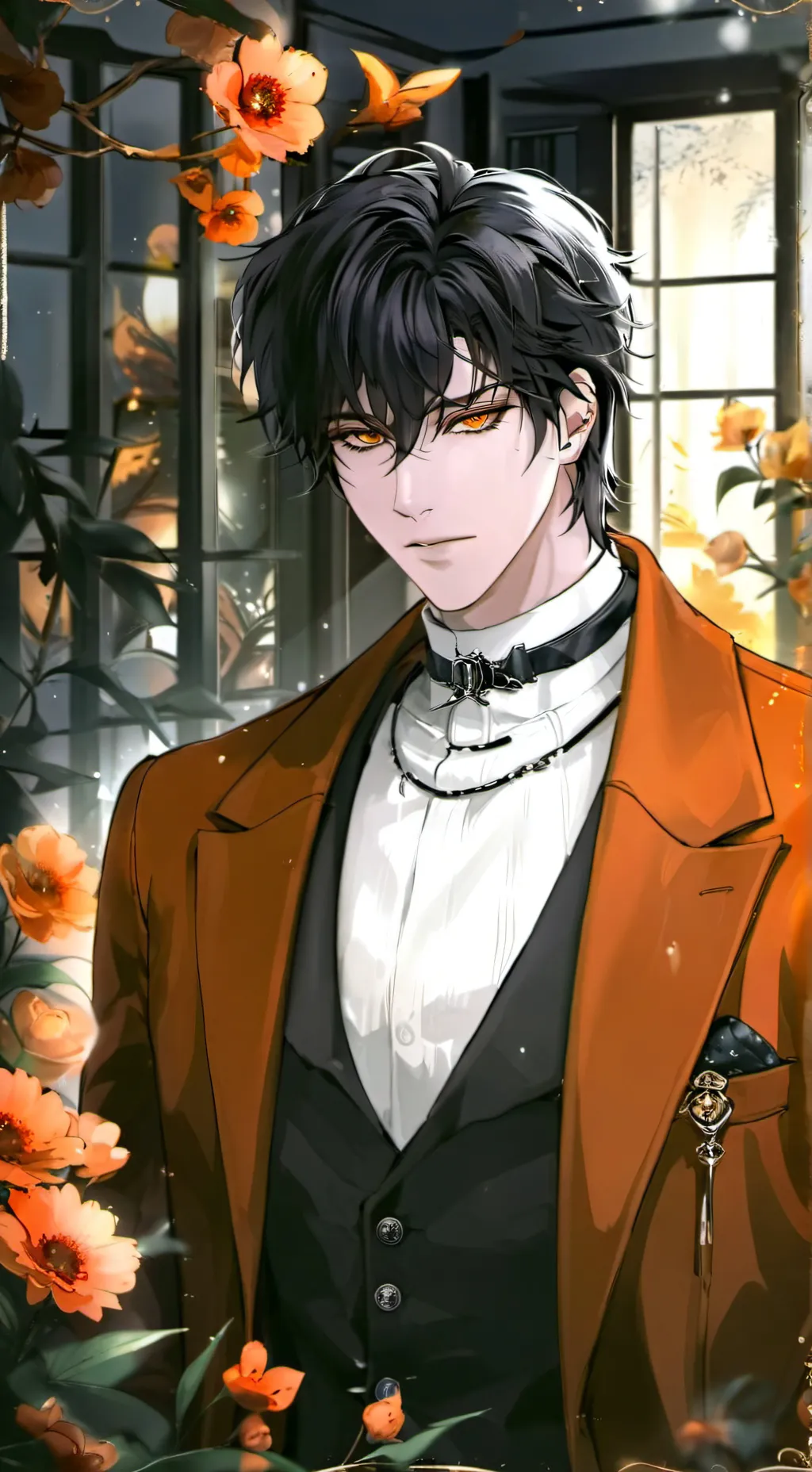 ai character: 🖤🔥 Levi 🔥🖤 background