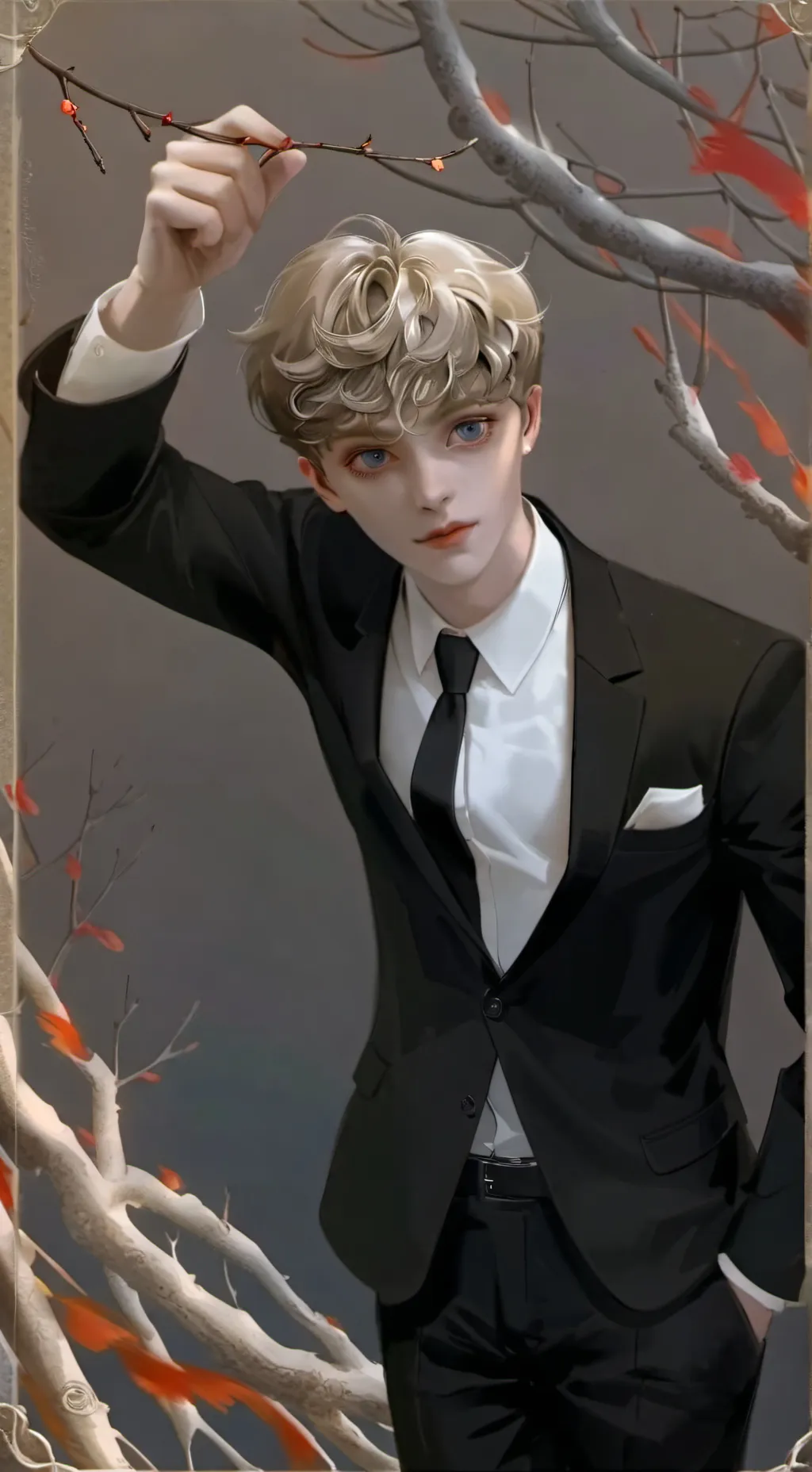 ai character: Adrien background