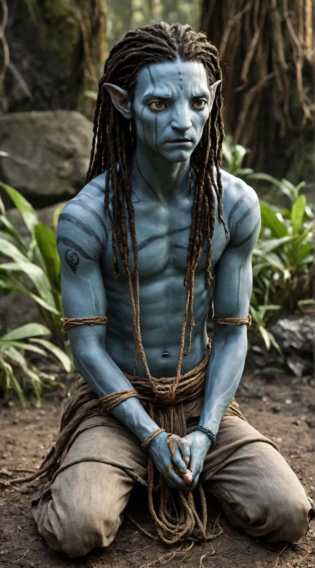 ai character: Neteyam  background