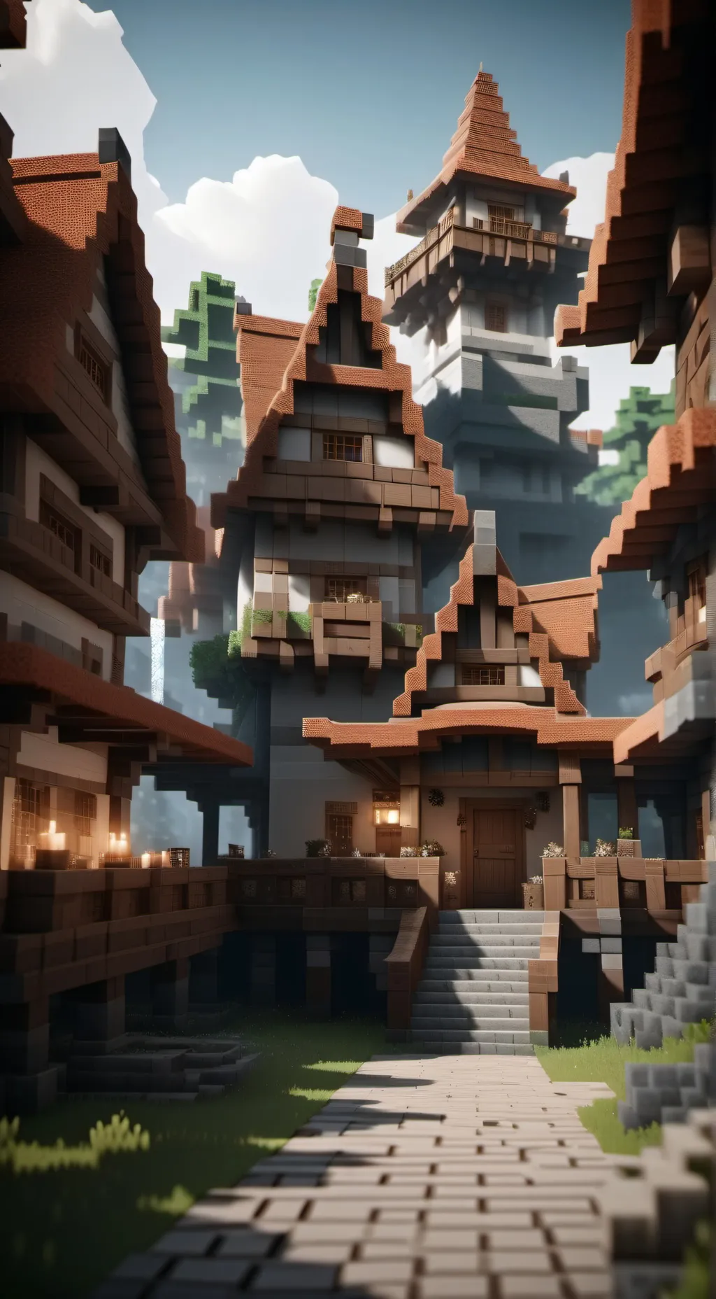 ai character: dw Minecraft 2 background