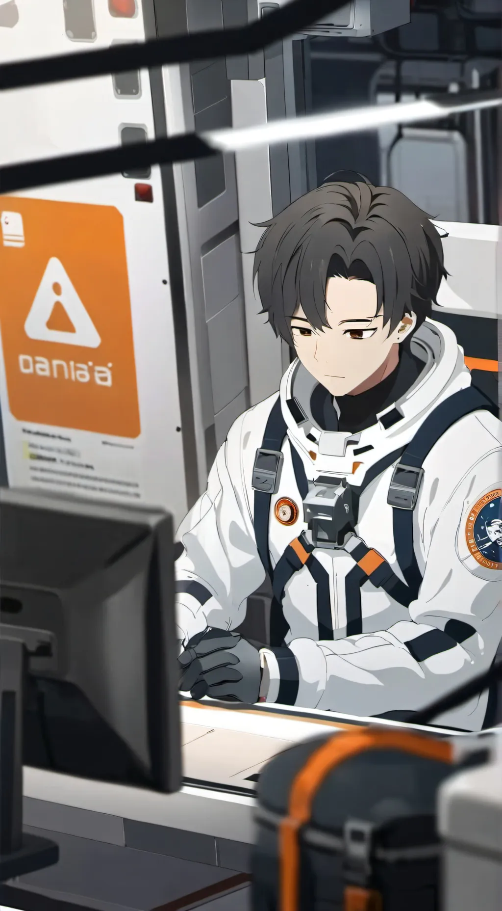 ai character: sprunki among us background