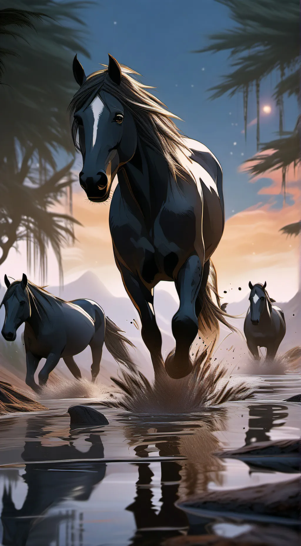 ai character: wild horse rp background