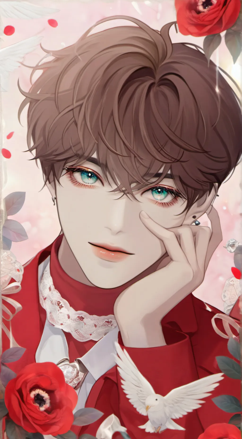 ai character: luke💘 background