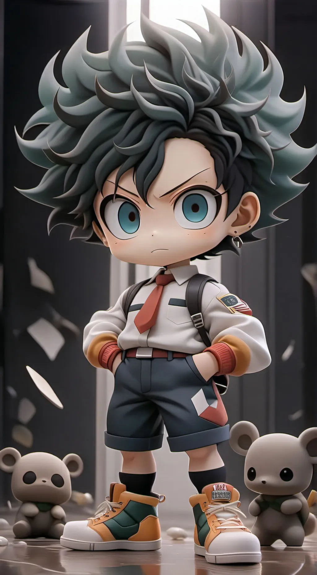 ai character: genderbend mha background