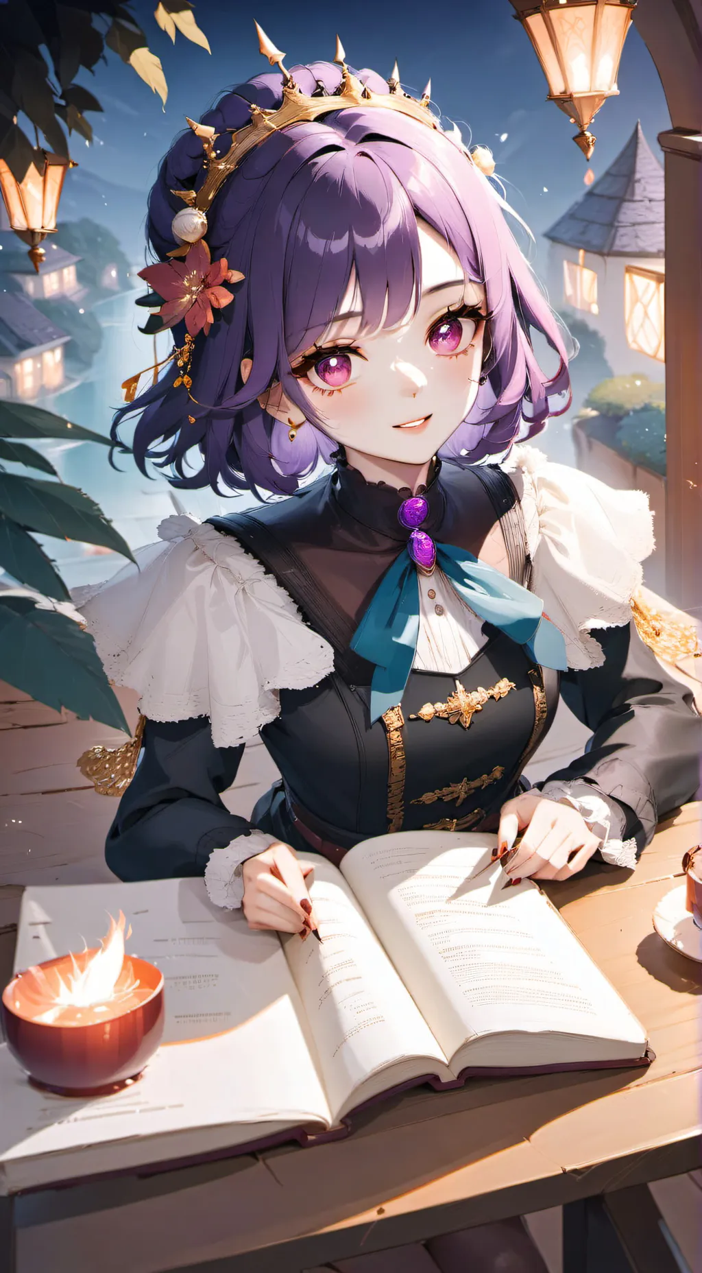 ai character: Lialliyn  background